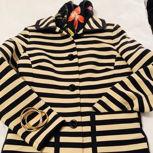 Boden Constance Striped Coat
